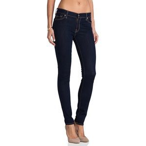 7 For All Mankind The Skinny in Rinsed Indigo